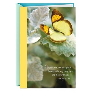 Butterfly of Hope Encouragement Card by Hallmark